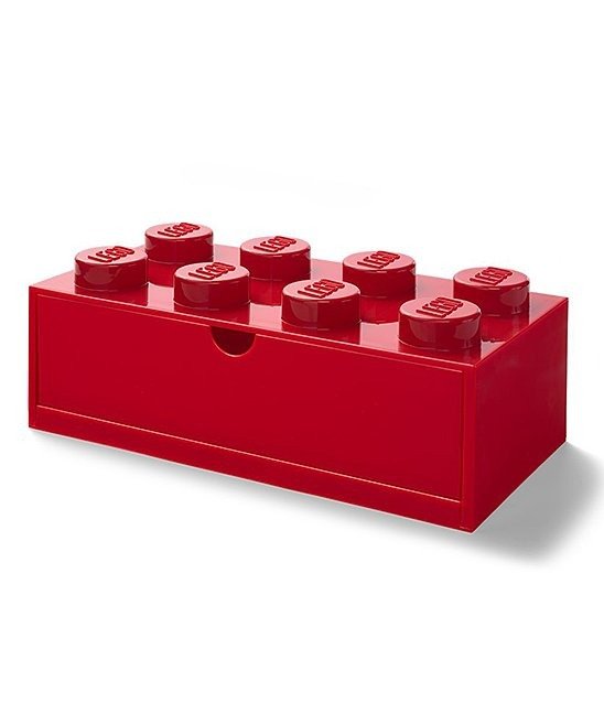 Room Copenhagen LEGO® 2x4 Red Desk Drawer