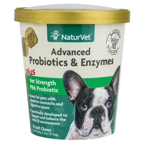 Advanced Probiotics and Enzymes Plus Vet Strength PB6 Probiotic Soft Chews, Pack of 70 chews | Petco
