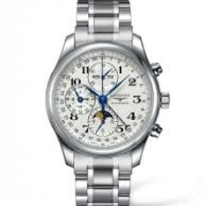 LONGINES Master Collection Chronograph Silver Dial Stainless Steel Men's Watch L26734786