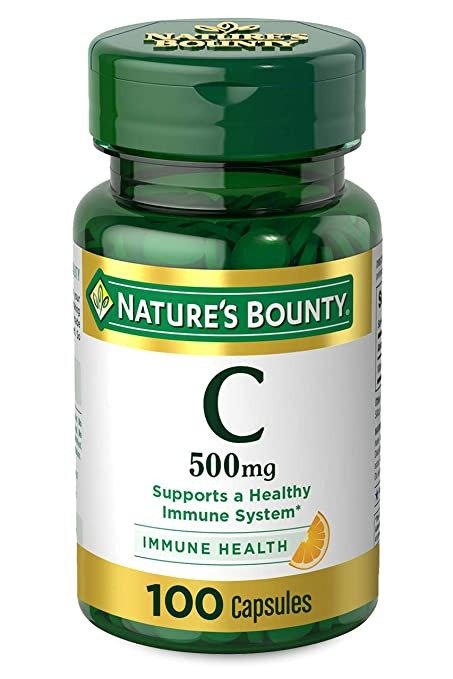 Vitamin C by Nature's Bounty, Immune Support, Vitamin C 500mg, 100 Capsules