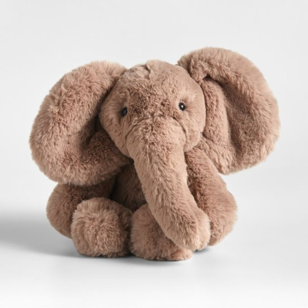 Medium Smudge Elephant Stuffed Animal Plush | Crate & Kids
