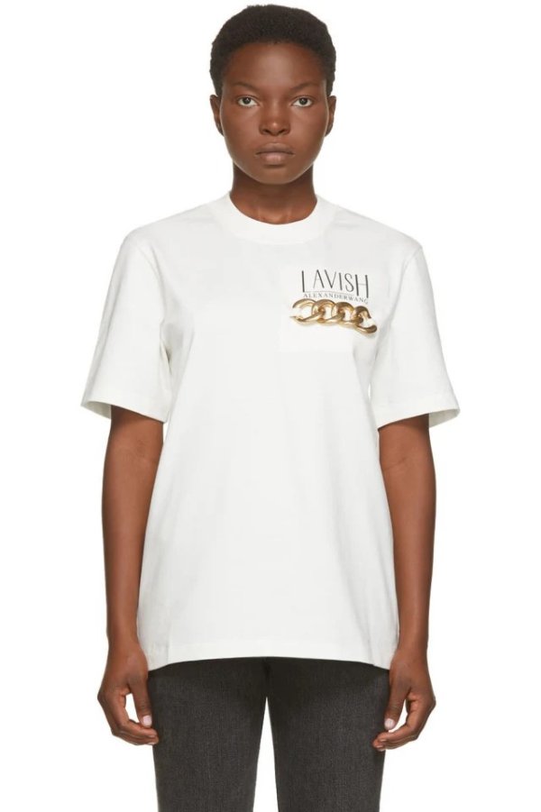 White 'Lavish' T-Shirt