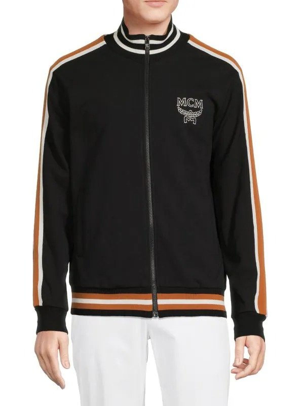 Tipped Zip Up Track Jacket