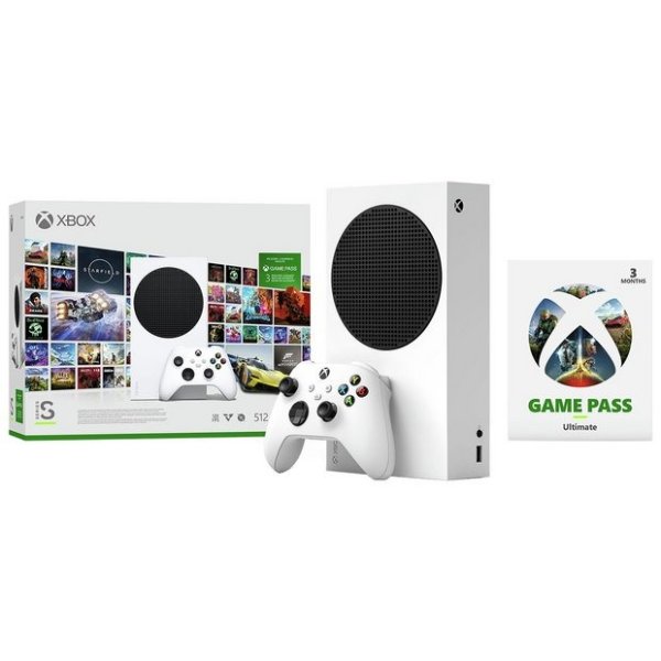 Xbox Series S 主机 512GB + 3个月Game Pass Ultimate