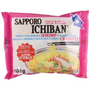 Sapporo Ichiban Ramen Noodles, Original, 3.5oz (Pack of 24)