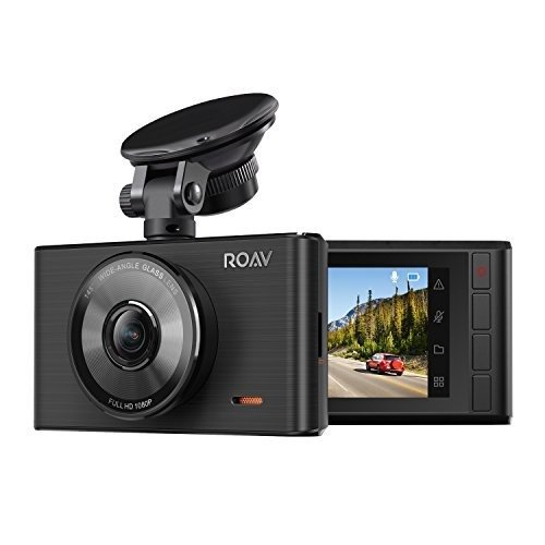 Roav by Anker Dash Cam C2, FHD 1080P, 3" LCD, 4-Lane Wide-Angle View Lens, G-Sensor, WDR, Loop Recording, Night Mode, 2-Port Charger, No Wifi or APP