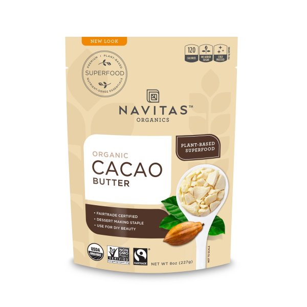 cacao butter, 8.0 oz, 17 servings