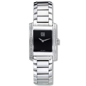 ESQ by Movado Women's Venture Collection 40 Diamonds & Stainless Steel Watch 07101101