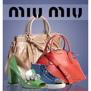 Miu Miu Designer Handbags & Shoes on Sale @ Belle and Clive