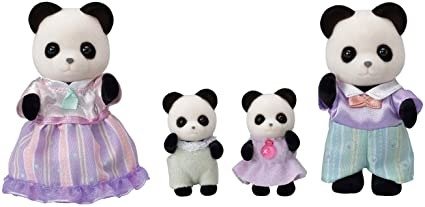 熊猫的一家玩偶