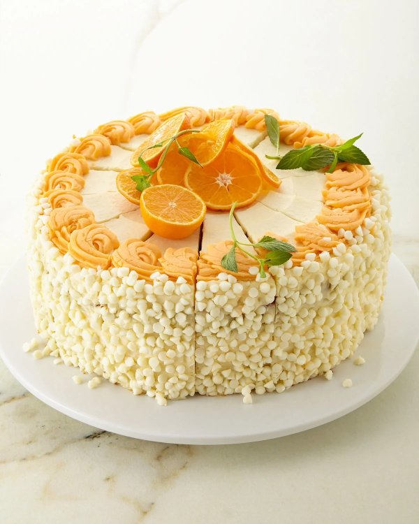 白巧克力香橙多层蛋糕 10寸