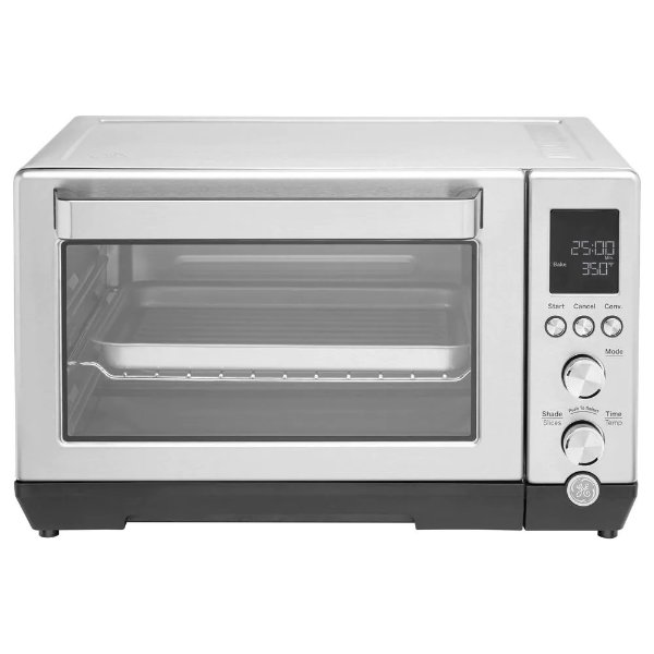 6-Slice Stainless Steel Convection Toaster Oven with Quartz Heating Element and 7 Cook Modes