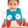 Zoo Little Kid and Toddler Tuck-Away Water Resistant Baby Bib, Multi Otis Owl