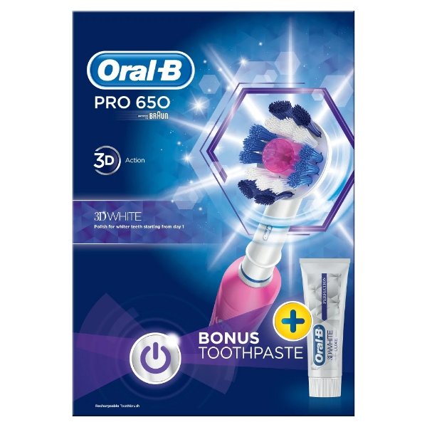 Oral B pro 650's 3D white 