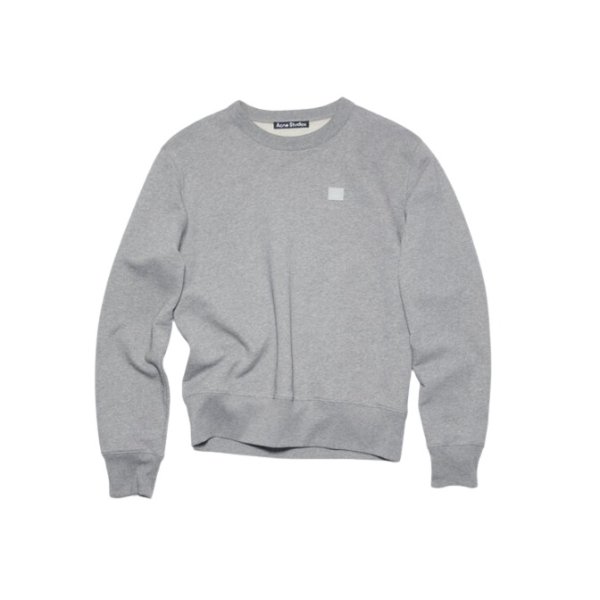 Crew neck sweater - Light Grey Melange