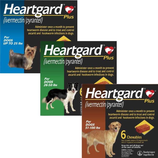 Heartgard Plus 狗狗口服驱虫药