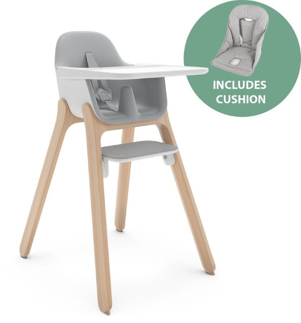 Ciro High Chair + Cushion Bundle - Chloe / Grey