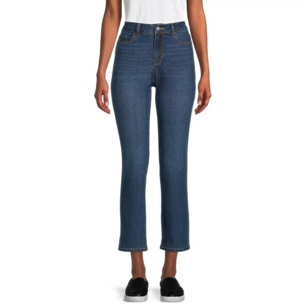 Women's Cropped Straight Jeans