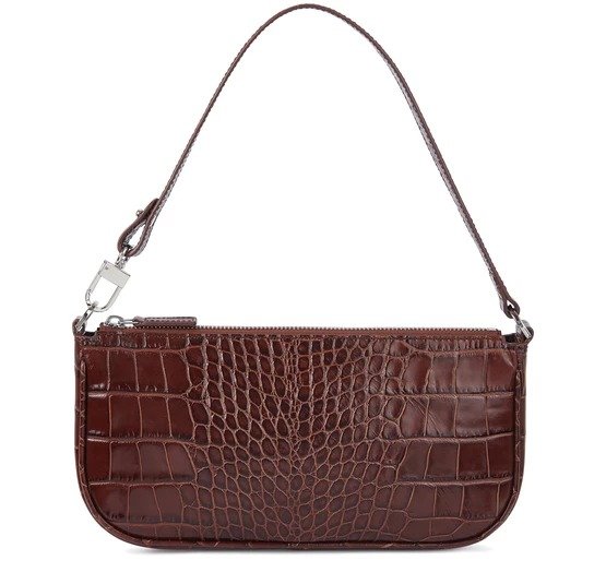 Rachel bag in crocodile embossed leather