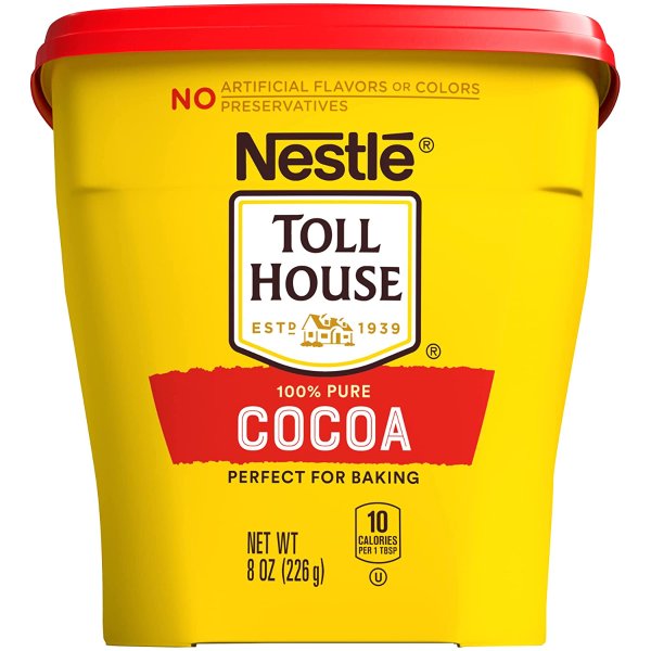 NESTLE TOLL HOUSE Cocoa 8 oz. Tub