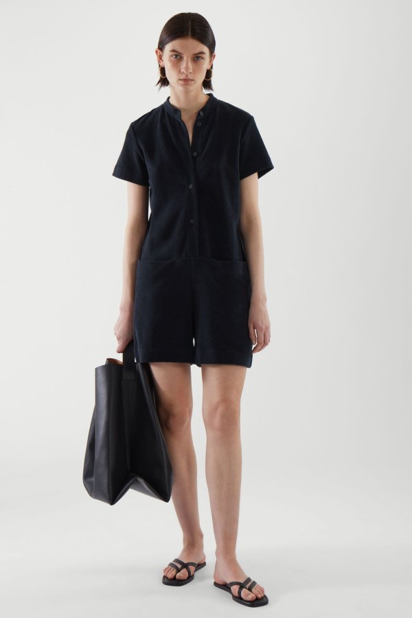 TERRY TOWELLING PLAYSUIT