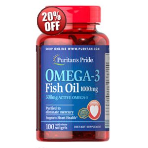 $2.7 一瓶超值！普瑞登 Omega-3 深海鱼油 1000 mg规格，100粒装