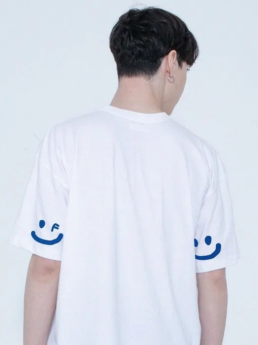 Drawing-smile T-Shirts White