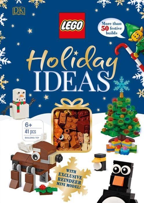 LEGO Holiday Ideas童书，送驯鹿颗粒搭配玩具