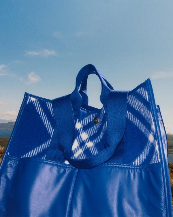 Check-Pattern Top Handle Bag