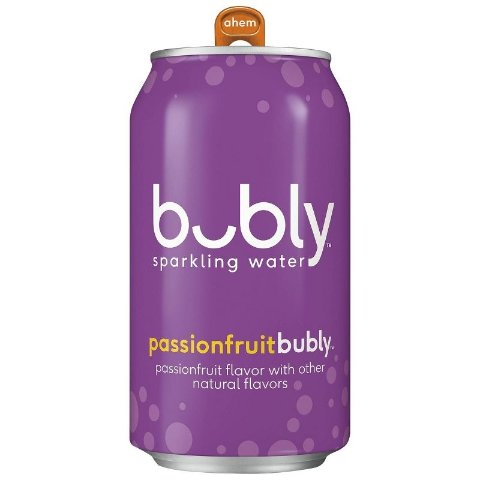 bubly Sparkling Water3 boxes $9.99bubly Passionfruit Sparkling Water - 8pk/12 fl oz Cans