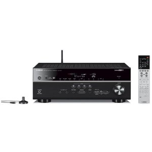 Yamaha RX-V677 7.2-Channel WiFi Network A/V Receiver + Free Klipsch Quintet 5.0 Speaker System