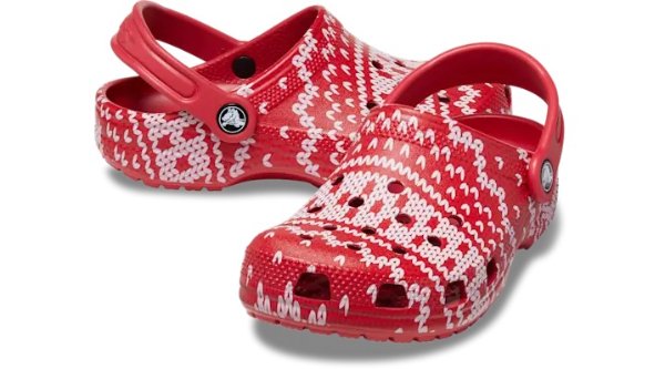 Kids’ Classic Holiday Sweater Clog