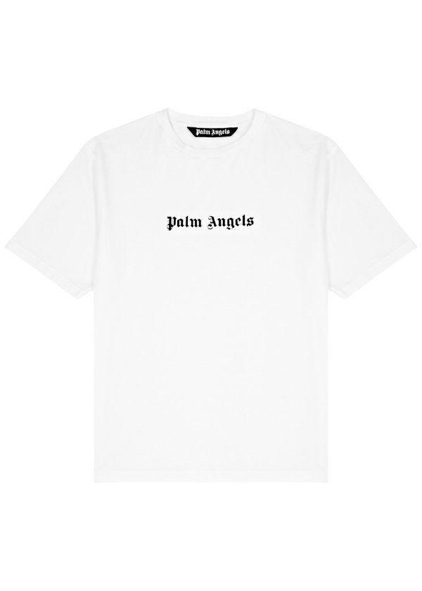 PALM ANGELS Logo-print cotton T-shirt