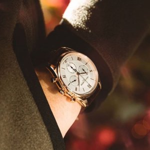 FREDERIQUE CONSTANT Classics Chronograph Quartz Silver Dial Men's Watch