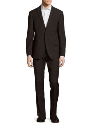 Tommy Hilfiger Regular Fit Hairline Wool-Blend Suit