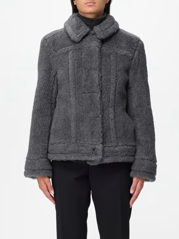 jacket in wool blend
