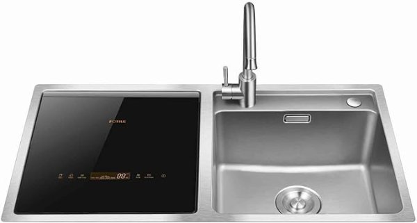 SD2F Stainless Steel Kitchen In-Sink Dishwasher Combination, Heavy Gauge Bowl Dish Sanitizing, Enegry-saving Countertop Dishwasher… (SD2F-P3L)