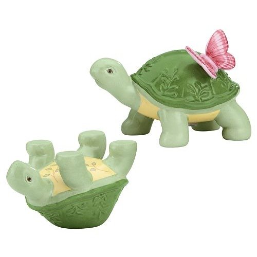 Butterfly Meadow Turtle Salt and Pepper Shakers