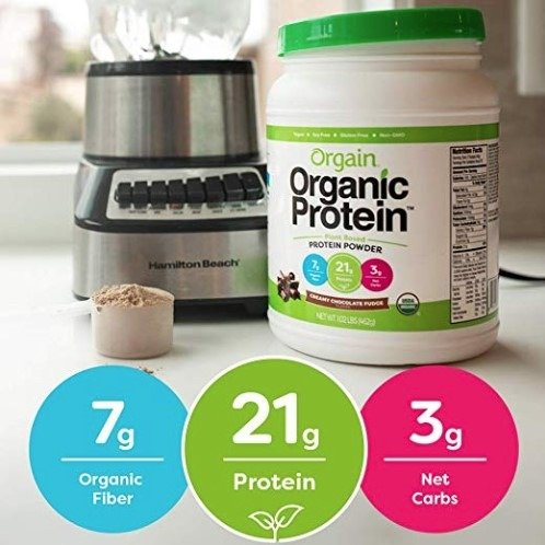 Orgain 有机代餐植物蛋白粉2.03磅巧克力味促销