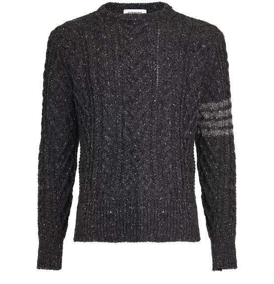 Aran Cable 4-Bar sweater