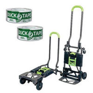 Multi-Position Cart/Dolly and 2 Rolls of Duct Tape Moving Bundle