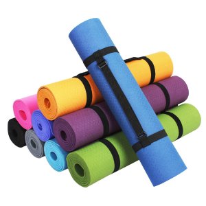 BalanceFrom GoYoga 防滑耐磨防水瑜伽垫+便携带 (7色可选)