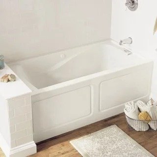 Evolution White Soaking Bathtub with Left Hand Drain Outlet