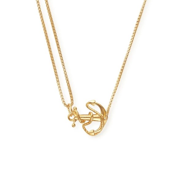Anchor Pull Chain Necklace