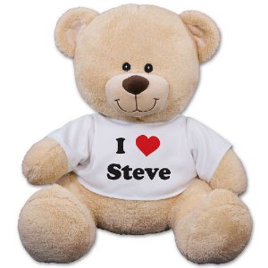 Personalized 11” I Love You Teddy Bear (Dealmoon Exclusive)