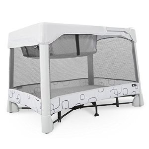 4moms Breeze Classic Portable playard with Removable Bassinet - Easy one Push Open, one Pull Close  @ Amazon