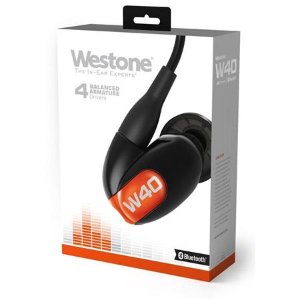 Westone W40 Gen 2 Four-Driver True-Fit Earphones with MMCX Audio and Bluetooth Cables