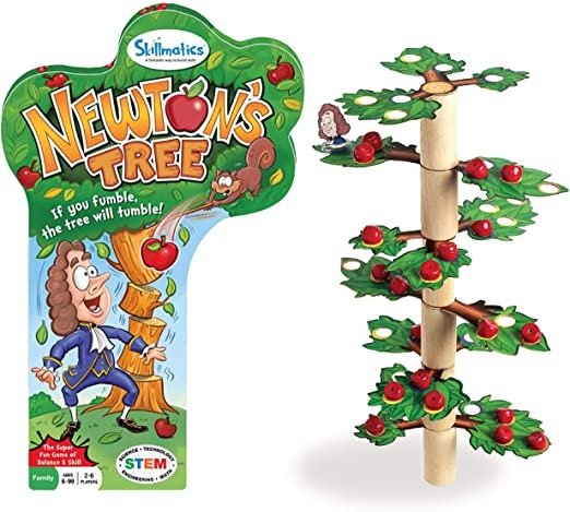 Newton's Tree | Fun Family Game of a Tumbling Tree | Balancing, Stacking, Strategy and Skill Building for Ages 6-99 | Gifts for Kids