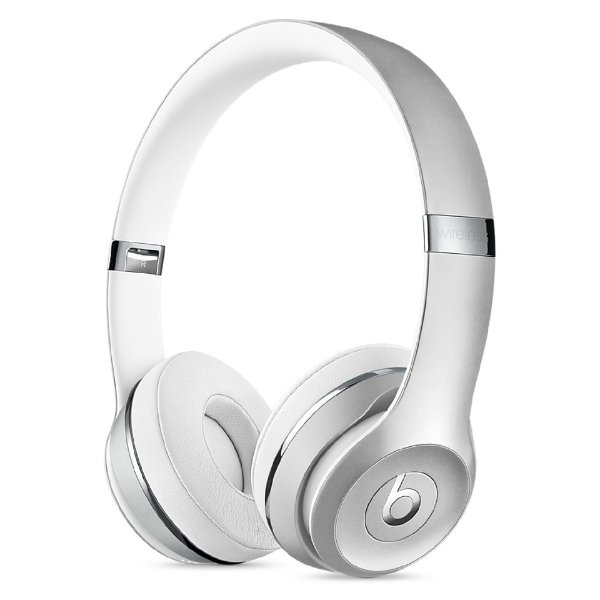 Solo3 Wireless Bluetooth On-Ear Headphones - Silver