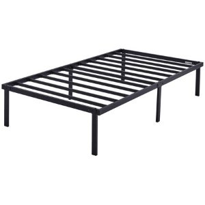 Mainstays 14" Heavy Duty Slat Bed Frame, Black Steel @ Walmart